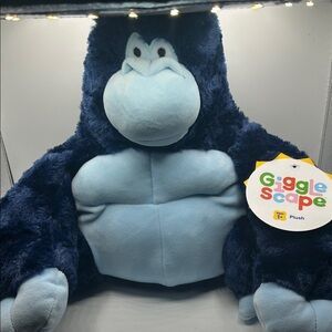 Blue Plush Gorilla Stuffed Animal